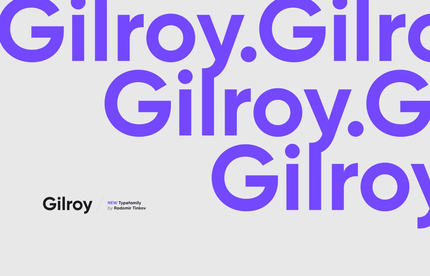 Gilroy Font preview 2