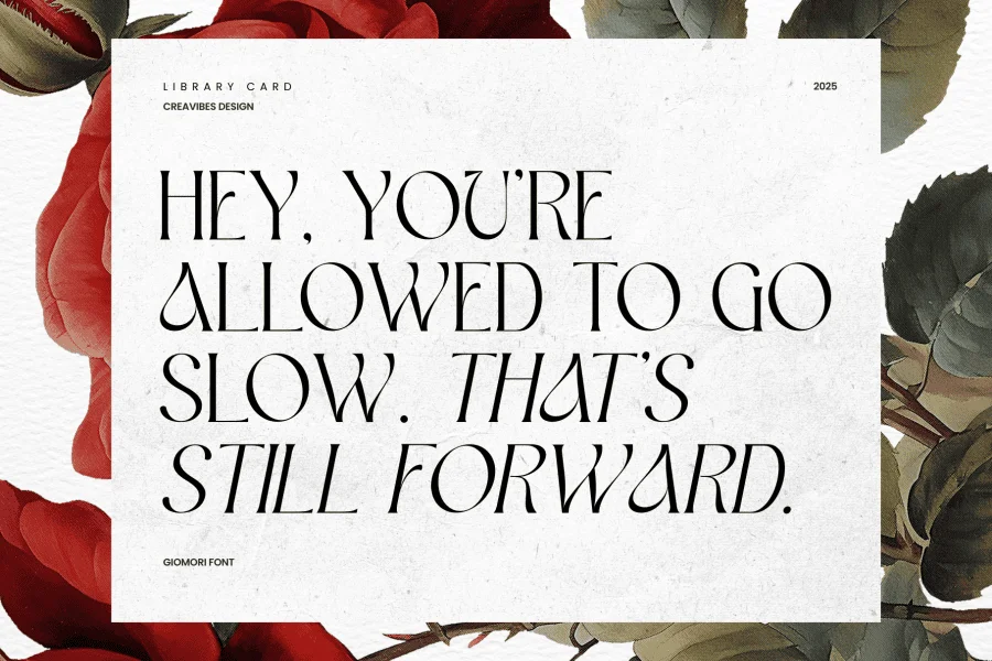 Giomori Font Family preview 5