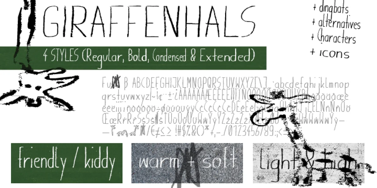 Giraffenhals Font Family