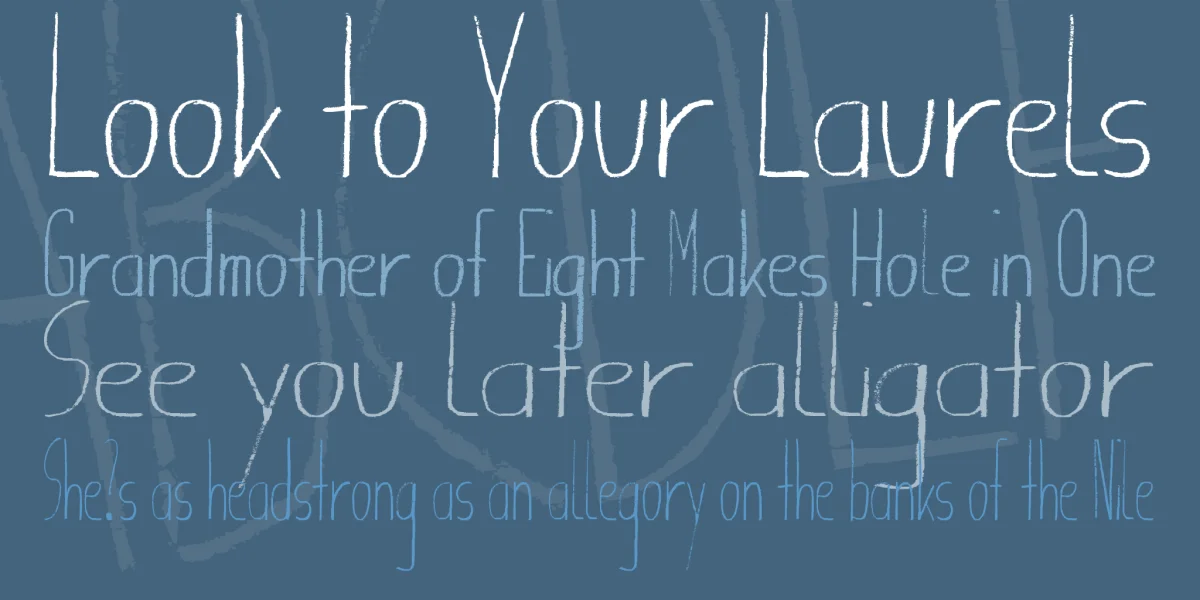 Giraffenhals Font Family preview 2