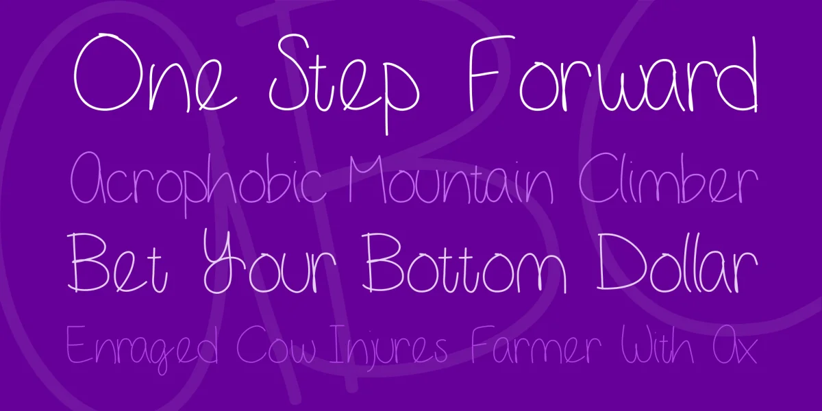 Girl Next Door Font preview 3