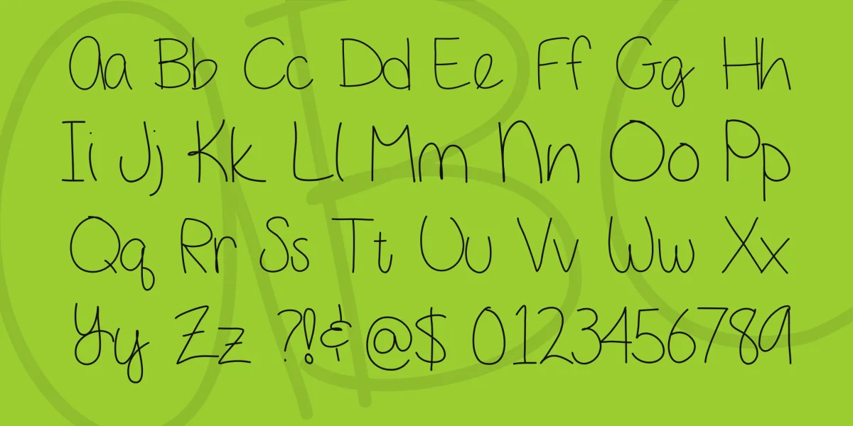 Girl Next Door Font preview 4