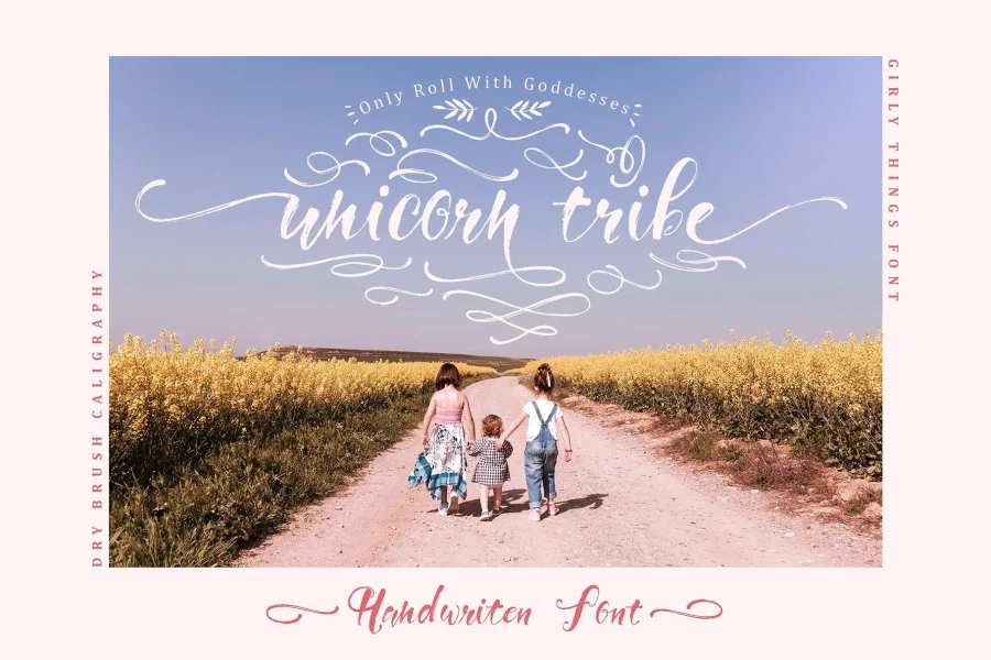 Girly Things Demo Version Font preview 2