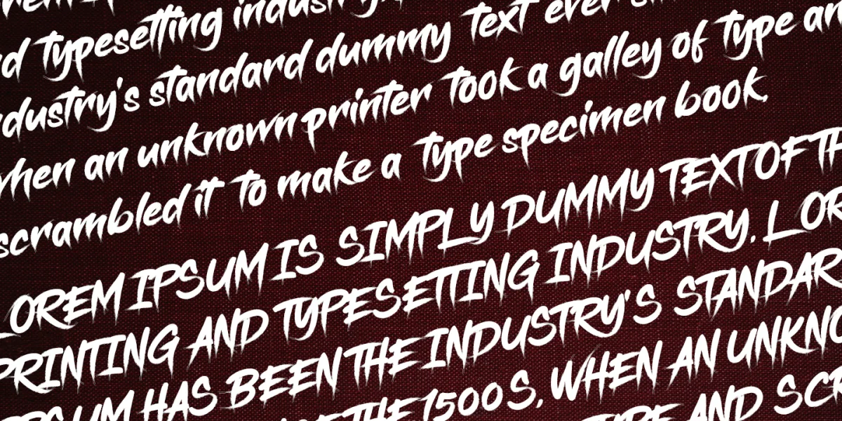 Gisbon DEMO Font preview 10