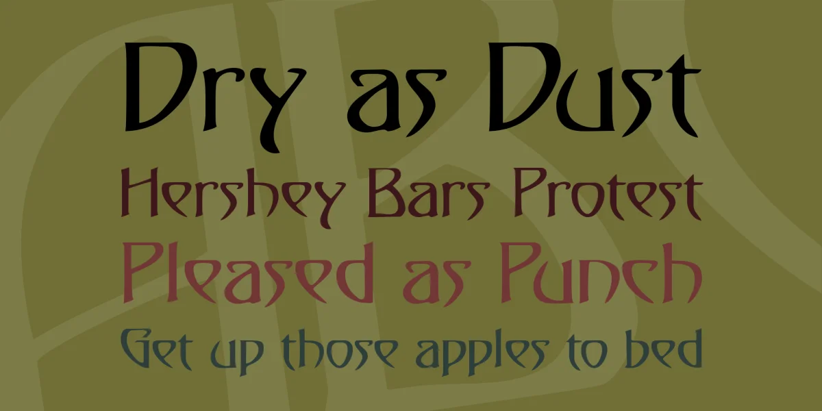 Gismonda FG Font preview 2