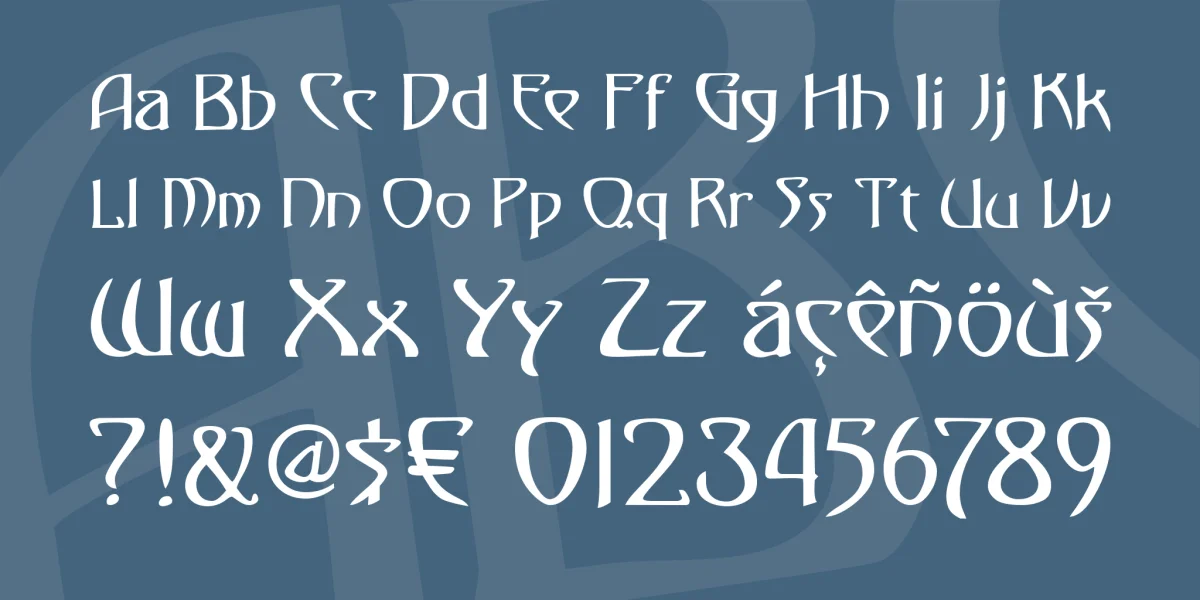 Gismonda FG Font preview 4
