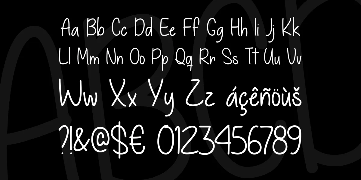 Give You What You Like Font preview 3