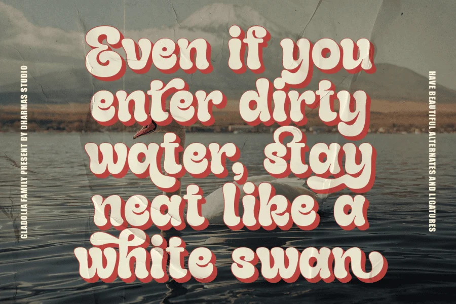 Gladolia DEMO Font preview 3