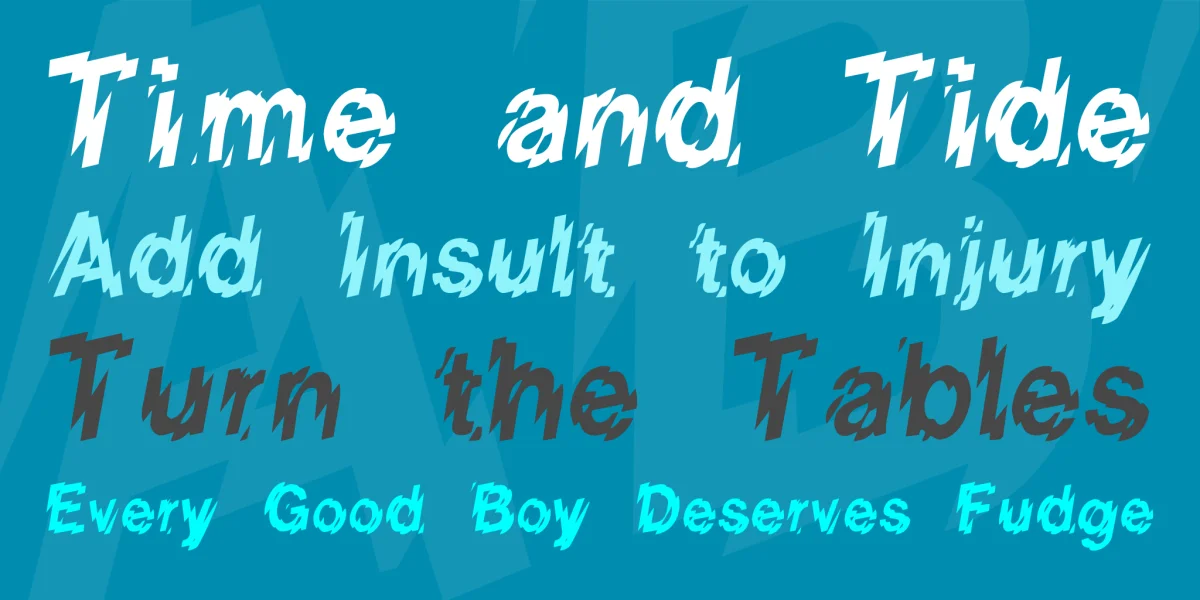 Glass Houses Font preview 2