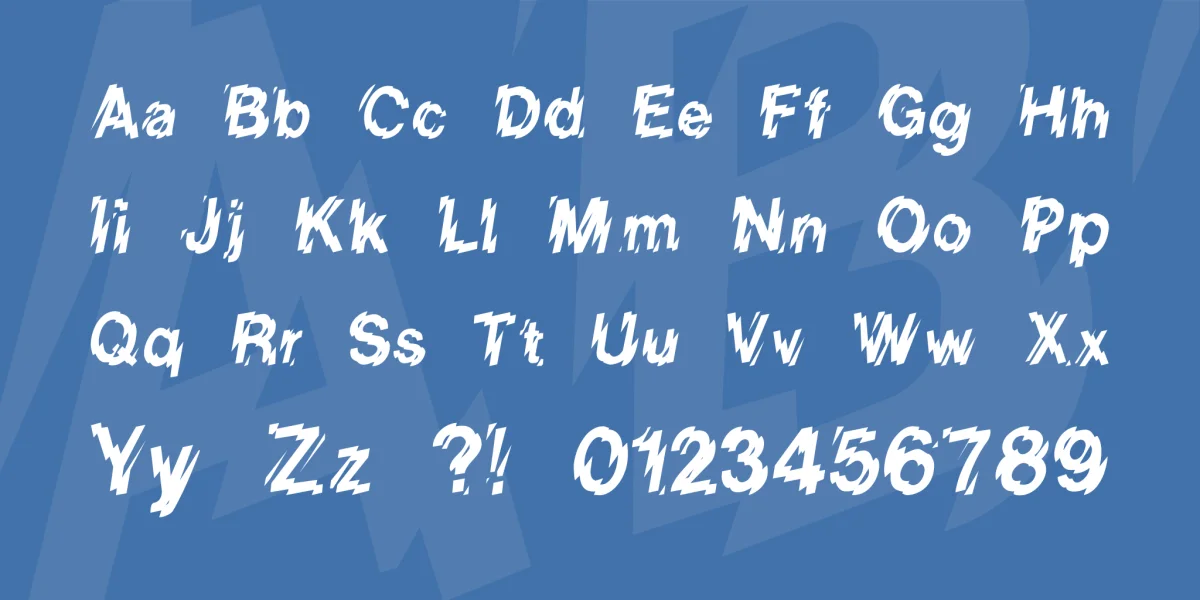 Glass Houses Font preview 3