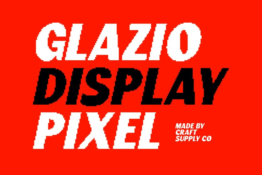 Glazio Pixel Font