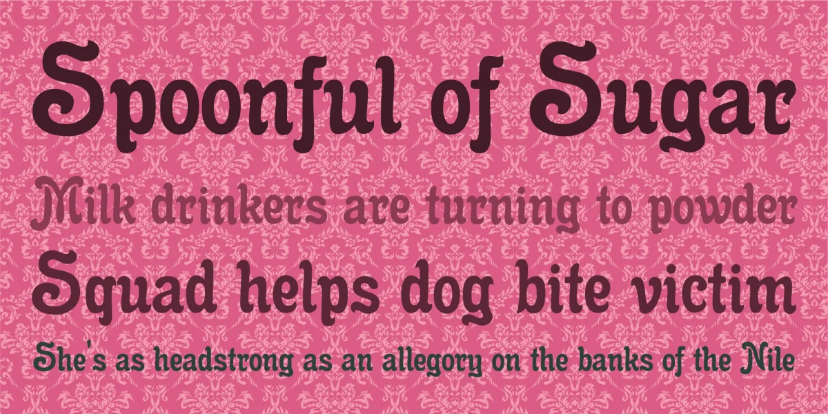 Gloria Font preview 2