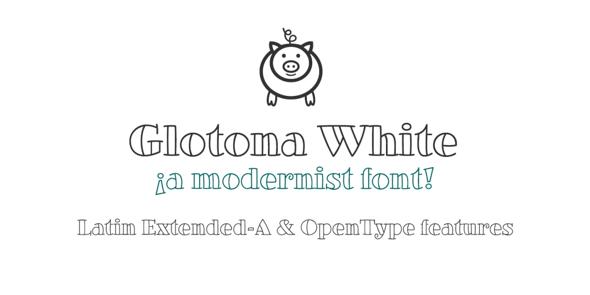 Glotona Font Family preview 4