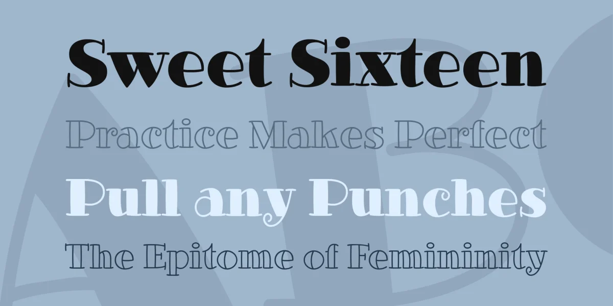 Glotona Font Family preview 6