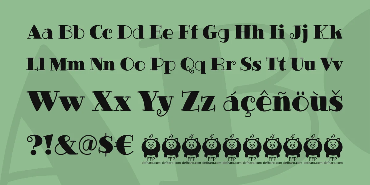 Glotona Font Family preview 8