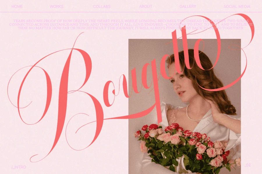 Glowing Romance Font preview 14