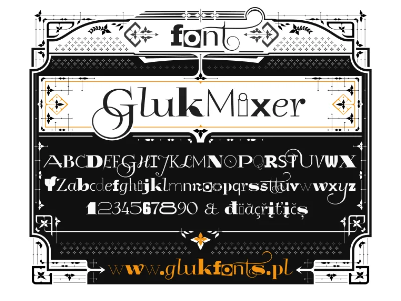 GlukMixer Font preview 3