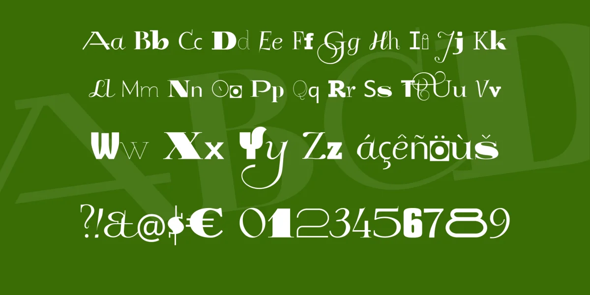 GlukMixer Font preview 5