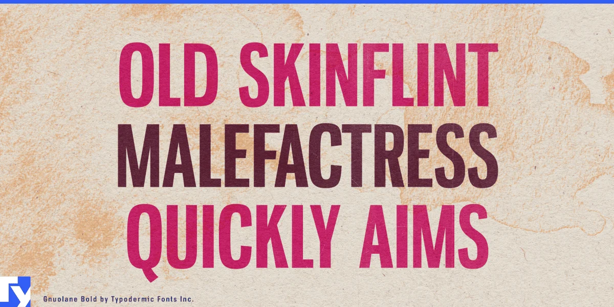 Gnuolane Font preview 5