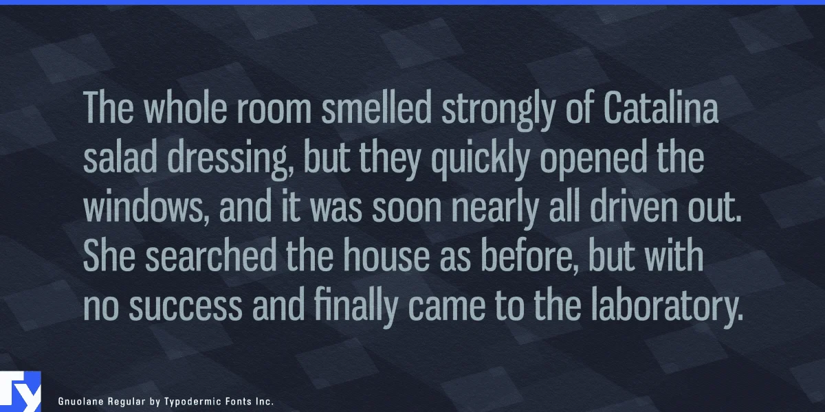 Gnuolane Font preview 6