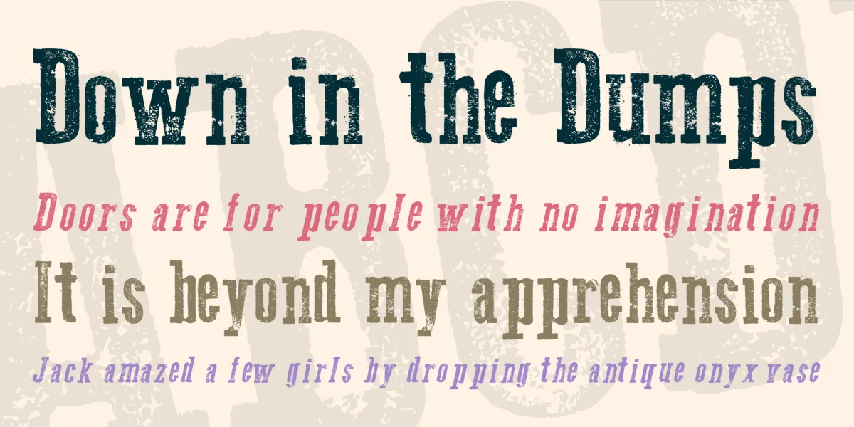 Go 2 Old Western Font Family preview 3