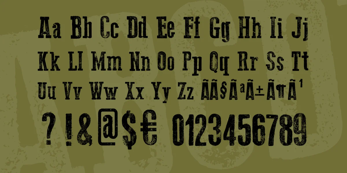 Go 2 Old Western Font Family preview 4