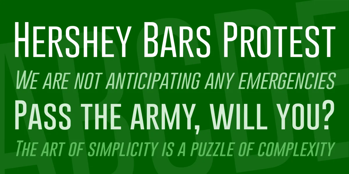 Gobold Font Family preview 4