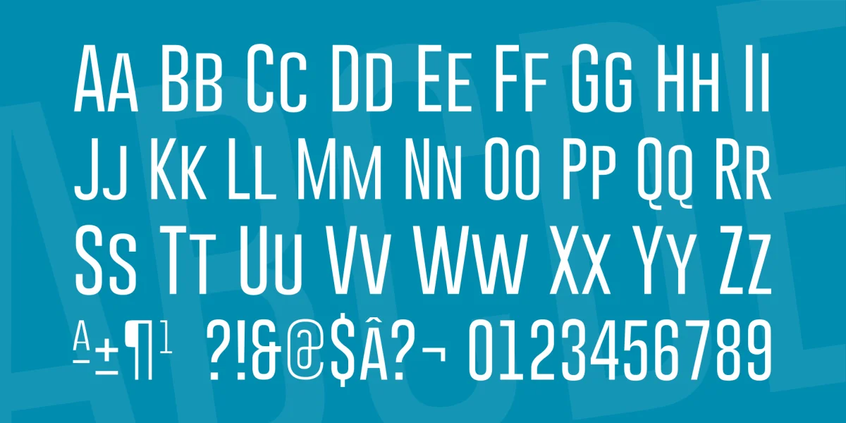 Gobold Font Family preview 5