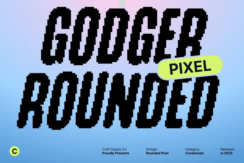 Godger Rounded Pixel Font
