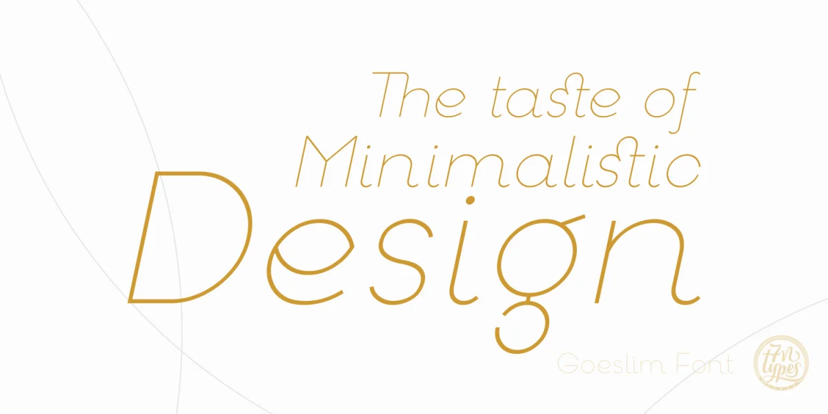 Goeslim Font Family preview 2