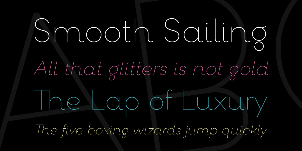 Goeslim Font Family preview 5