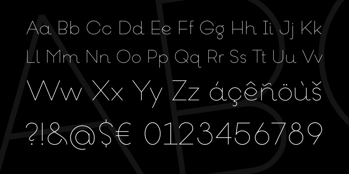 Goeslim Font Family preview 6