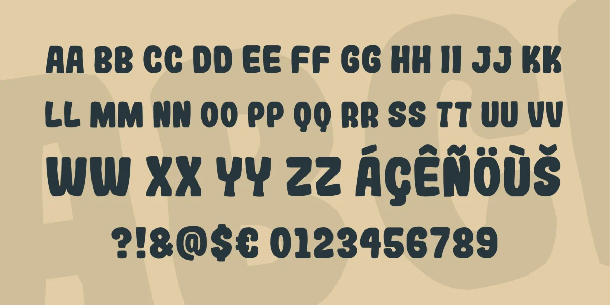 Gogono Cocoa Mochi Font preview 4
