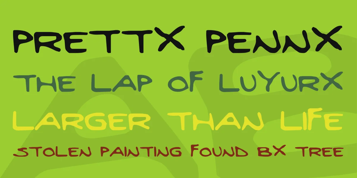 Goldberg Font preview 2