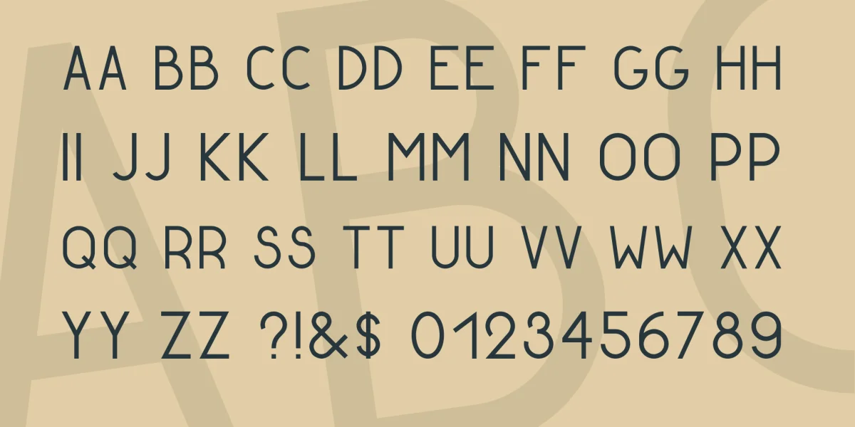 Golden Ratio Demo Font preview 4