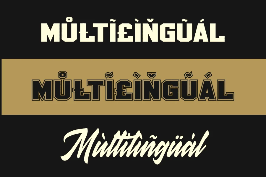 Golden Varsity Font Family preview 13
