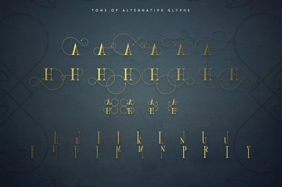 GoldenBird Font preview 9