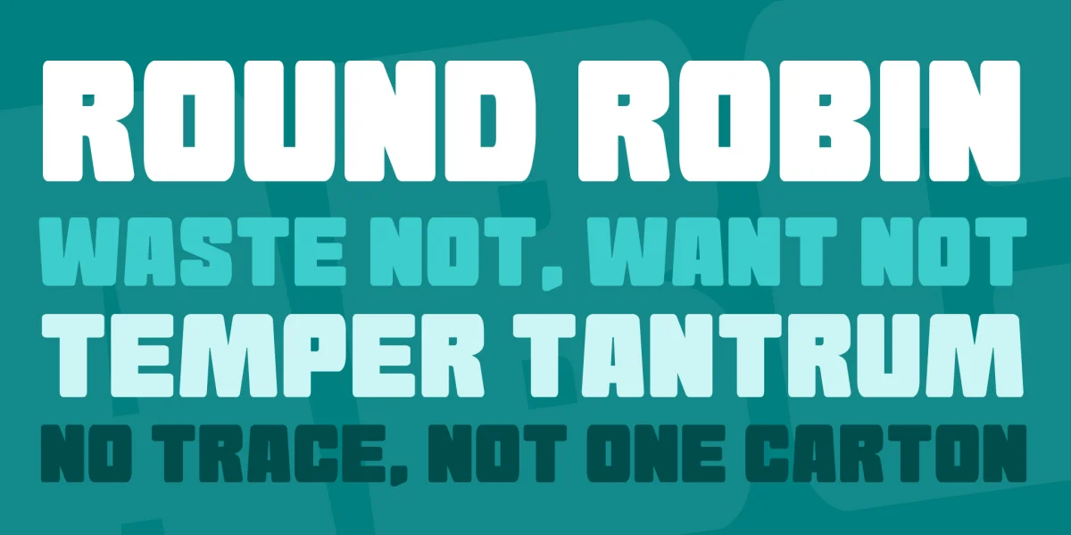 Goma Block Font preview 2