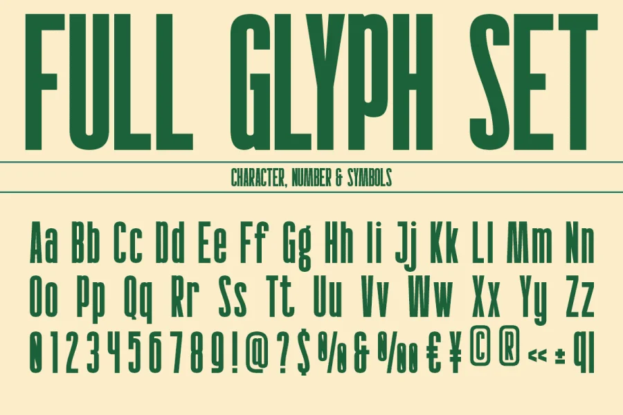 Gondens DEMO Font preview 5