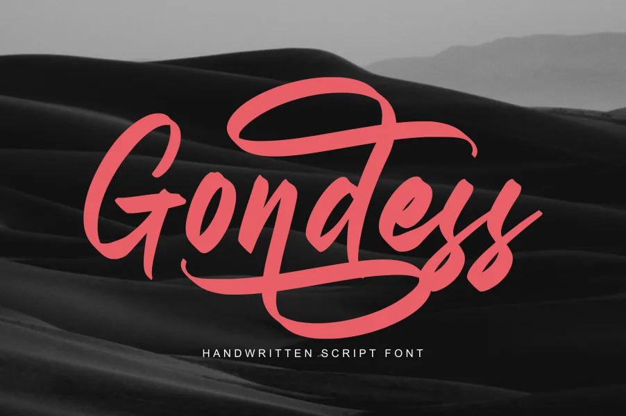 Gondess_DEMO Font preview 10