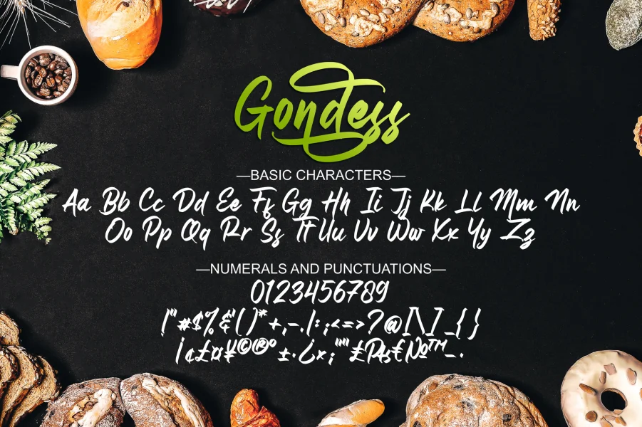 Gondess_DEMO Font preview 7