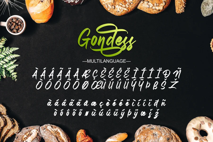 Gondess_DEMO Font preview 8