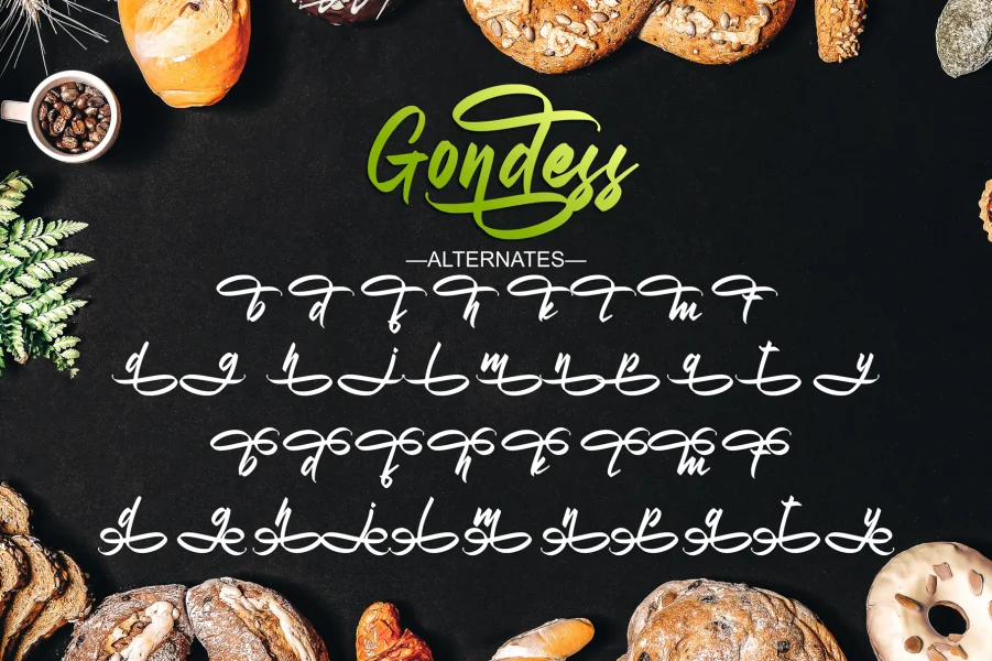 Gondess_DEMO Font preview 9