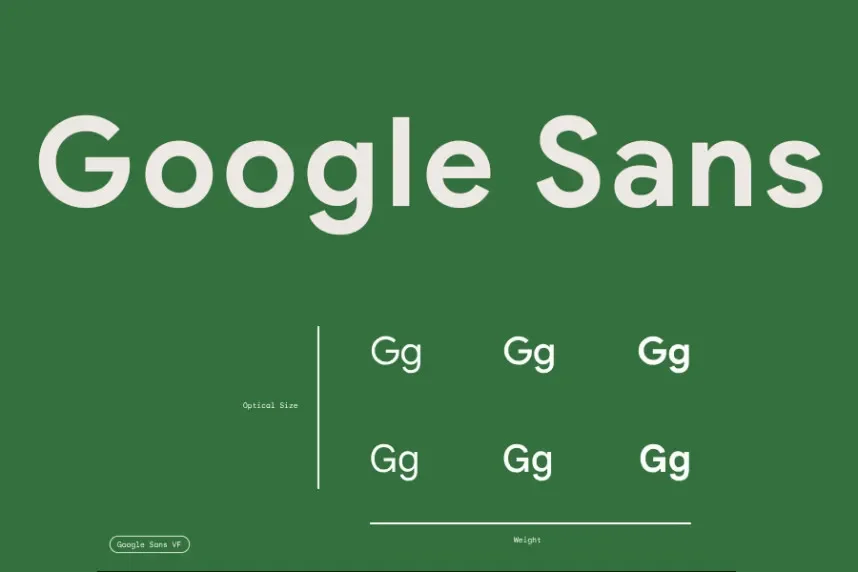 Google Sans Font Family preview 2