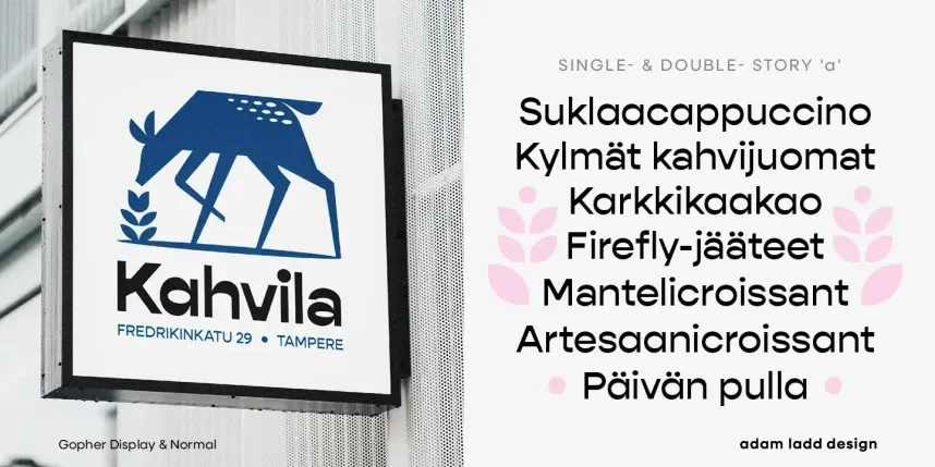 Gopher Font Family preview 3