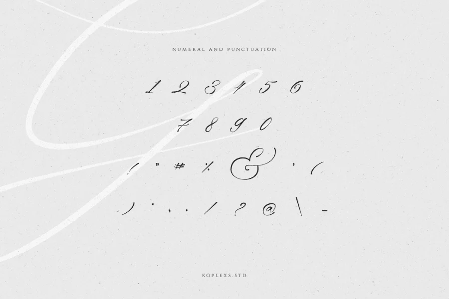 Gosseliena Font preview 11