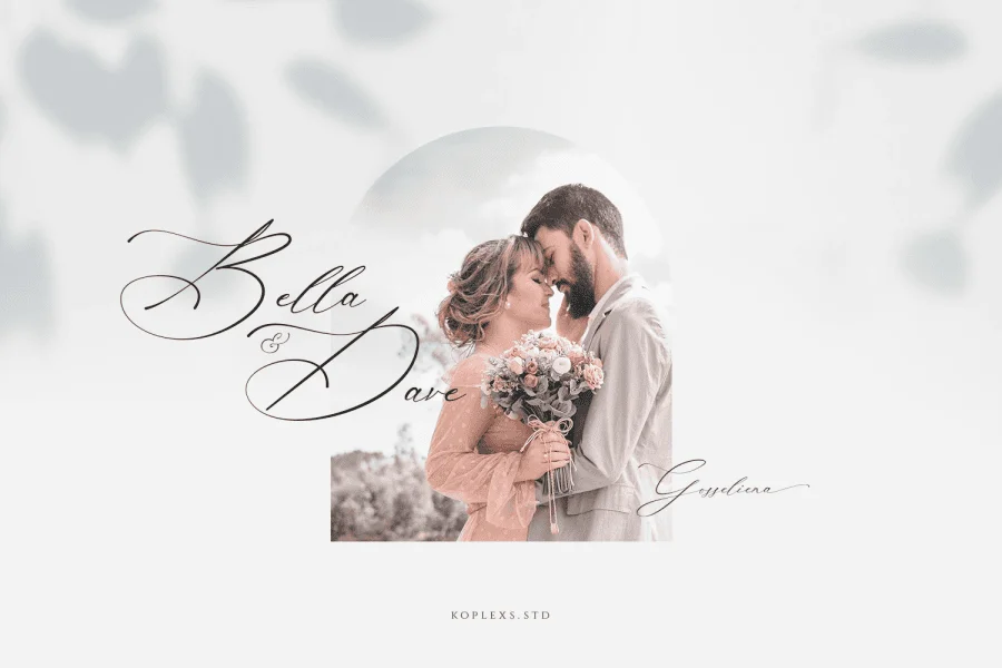 Gosseliena Font preview 6