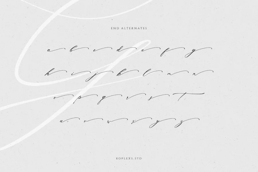 Gosseliena Font preview 9