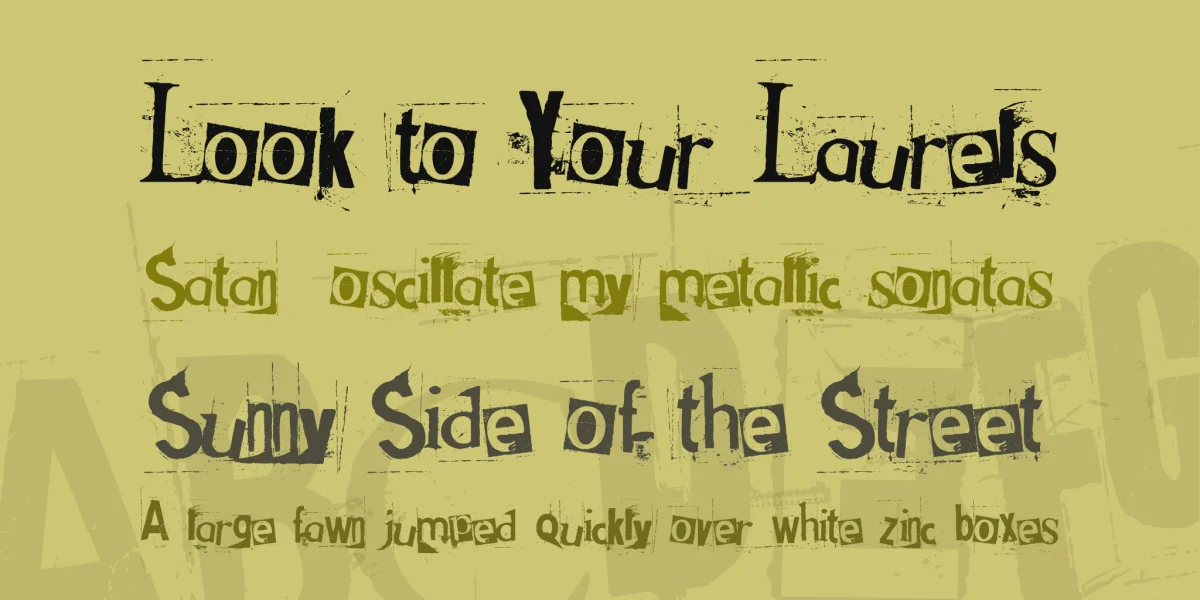 Got heroin? Font preview 2