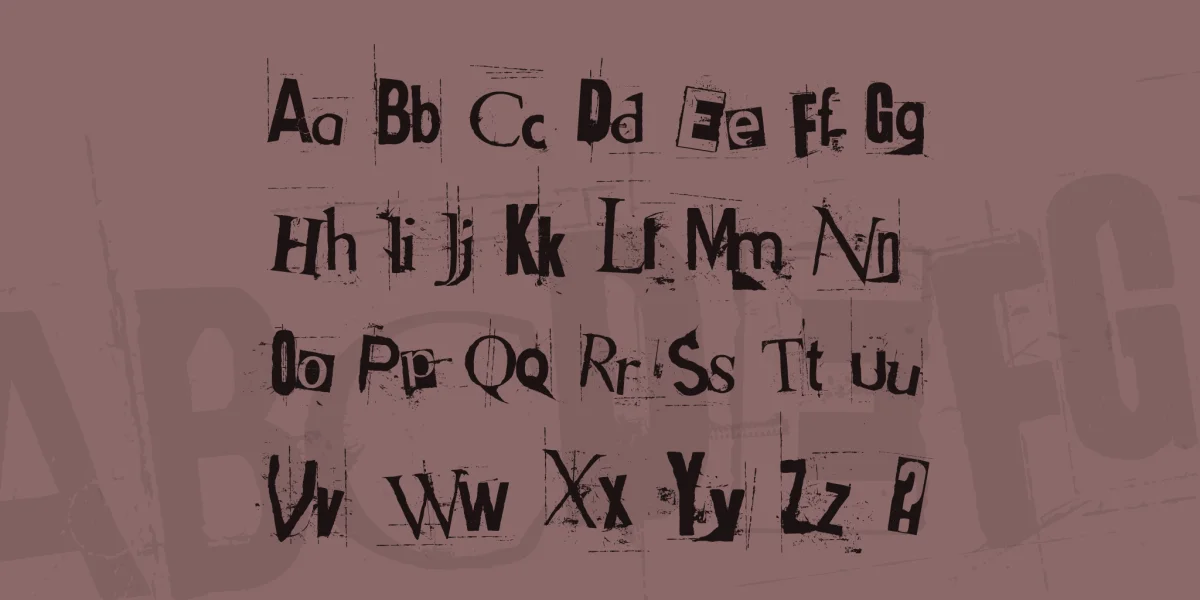 Got heroin? Font preview 3
